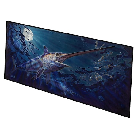 Carolines Treasures 28 x 58 in. Prince of Darkness Swordfish Indoor or Outdoor Runner Mat JMA2006HRM2858